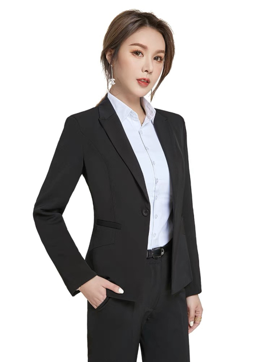 黑色女生正装一套（西装裤子），160-16...