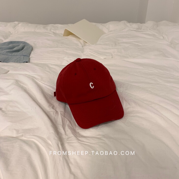 C形字母夏季防晒棒球帽女时尚网红鸭舌帽in...