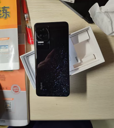红米k50顶配12+256墨羽，外观95成...