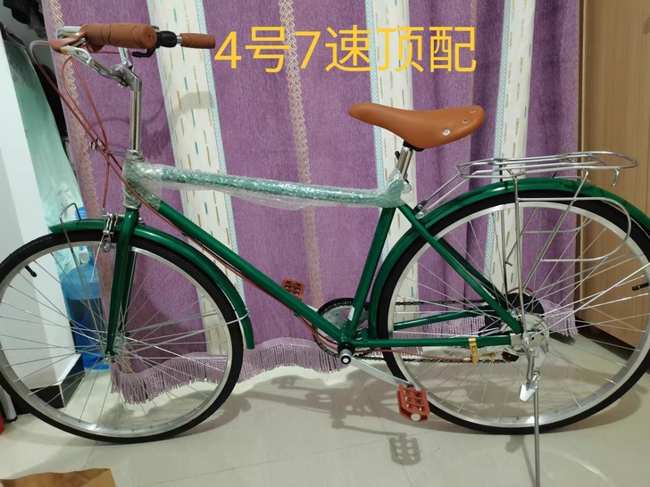 仓 库剩余一批复古单速变速自行车，价格低，...