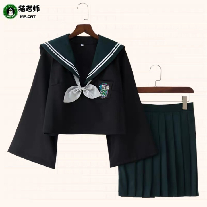 猫老师日式学生JK制服cosplay校服水...