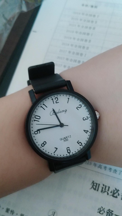 考试专用石英手表男女学院风文艺中学生韩版简...