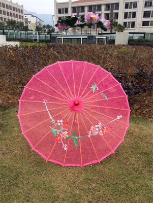 舞蹈伞透明跳舞古典舞台道具伞透明舞蹈娟纱伞...