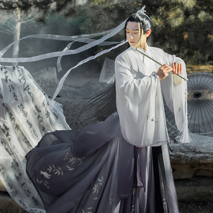 汉服男正品原创中国风汉服女侠客古装交领齐腰...