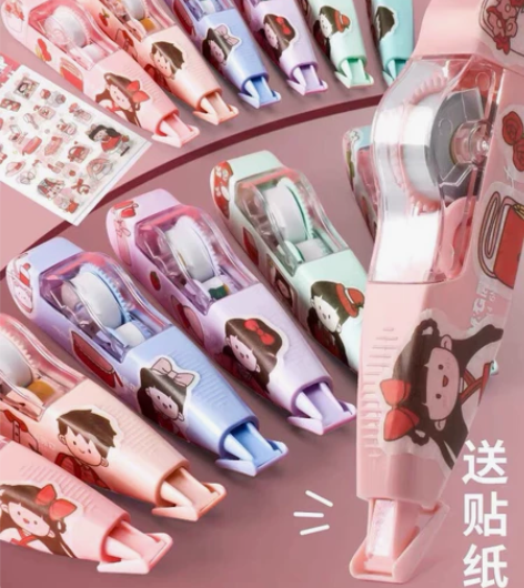 6支36m晨光可换替芯修正带涂改带改正带替...