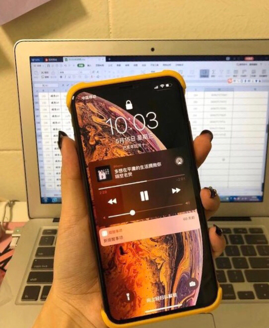 自用iPhoneXs256 金色纯原装 全...
