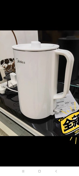 全新正品 美的电热水壶 保温304不锈钢 ...