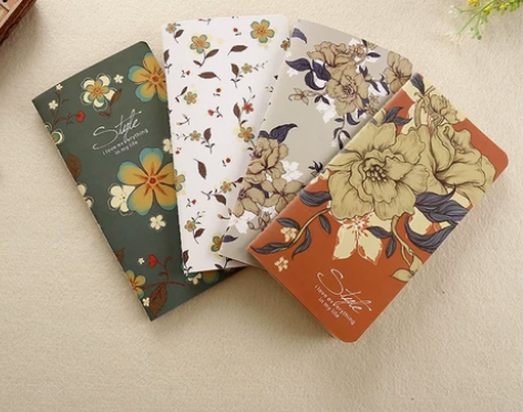 车线本小日记本记事本 本子笔记本 10本装...