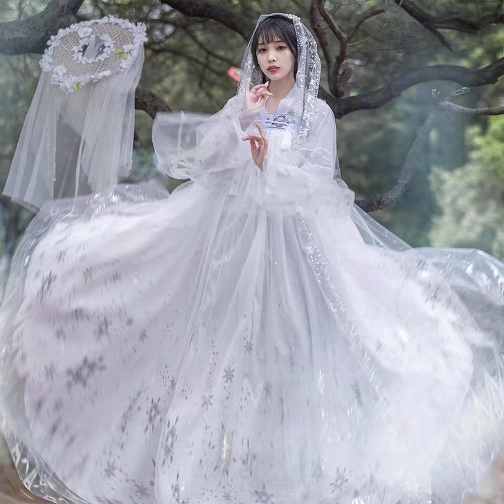 原创正版齐腰襦裙汉服女中国风齐胸夏季仙气改...