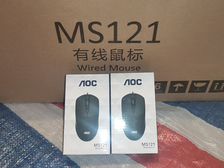 全新aoc ms121有线鼠标