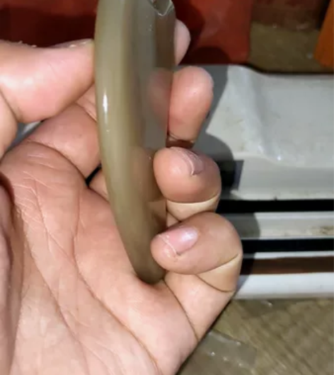 0.86厚白牦牛角三角板纯色板特价出品相还...