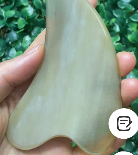 38号——0.5cm厚度牛角刮痧板三角板 ...