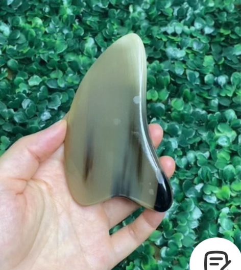 13mm厚度天然牦牛角三角板刮痧板（41号...