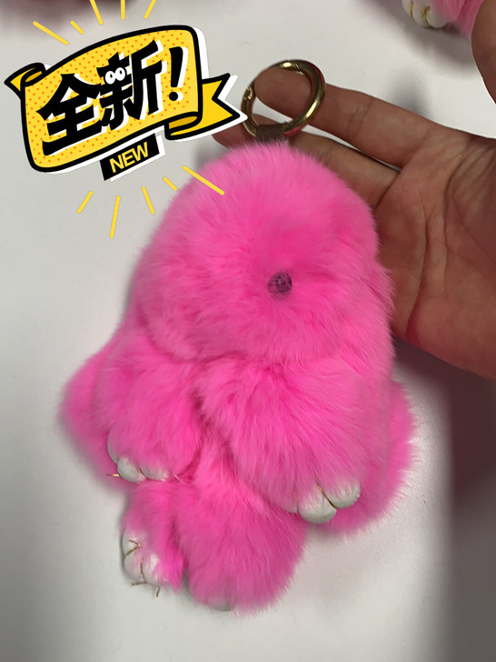 全新毛绒挂件真兔毛公仔挂件钥匙扣