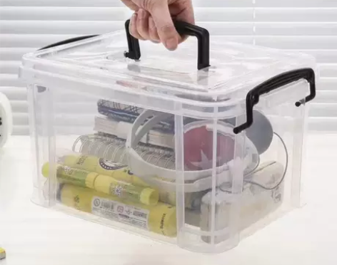 【2个26包邮】特大号加厚塑料收纳箱衣服棉...