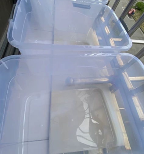 【商场库存便宜处理】家居透明收纳箱塑料大号...