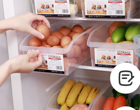 【4个19.9元】全新冰箱收纳盒家用厨房抽...