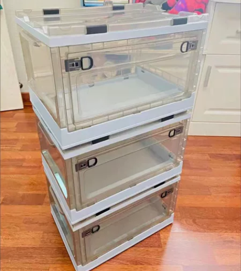 【清仓处理】书本收纳箱书箱可折叠放书籍装书...