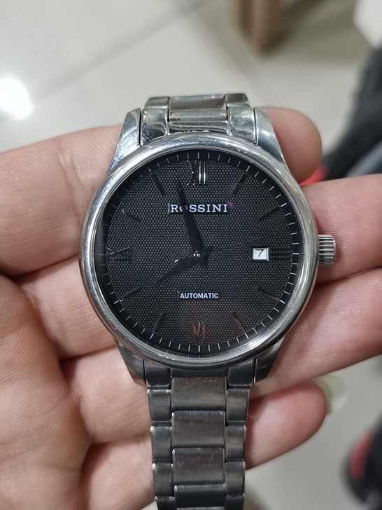 罗西尼40mm调时日历走时正常，品相不错，...