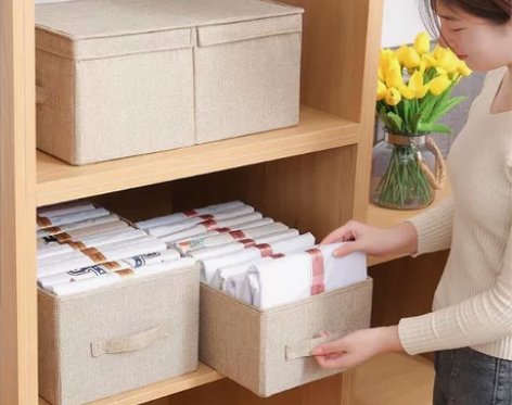 捡漏！捡漏！无盖收纳盒布艺收纳箱储物箱带盖...