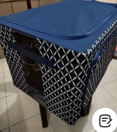 乐扣乐扣收纳箱储物盒衣柜衣服物可折叠布艺毛...