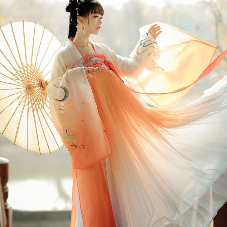 仙楚姬原创汉服女【大鱼海棠】齐胸襦裙6米摆...