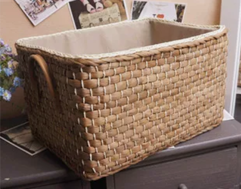 广西博白藤编收纳筐家用客厅桌面化妆品整理收...