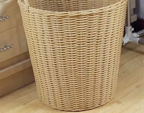 【家居店全场洗货】 塑料仿藤编织脏衣篮 i...