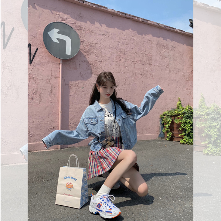 范智乔 city girl休闲风牛仔新款潮...