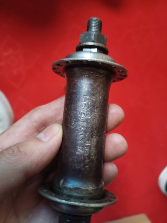 英国菲利普平把自行车前后轴，大粗轴，品相如...