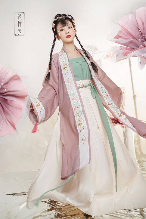 花神记 夏至 宋制汉服三件套齐腰秋季日常原...