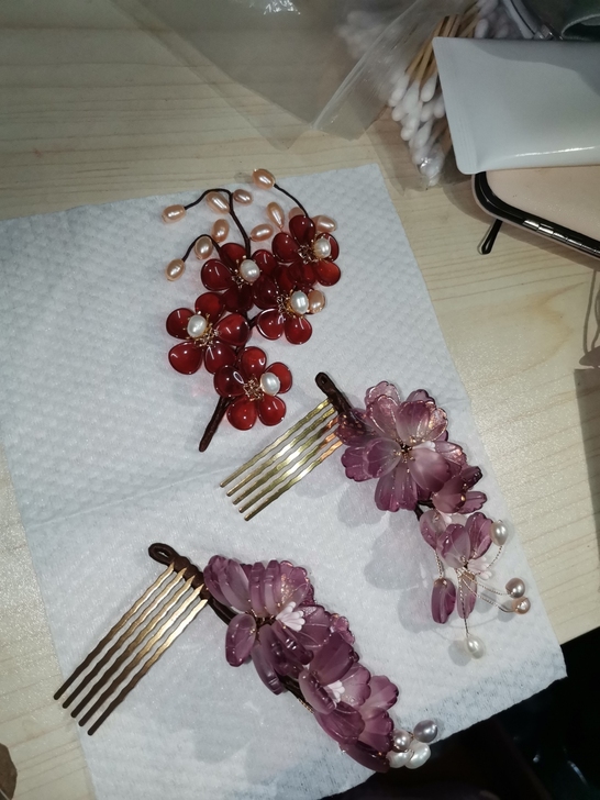 汉服发簪 软杆款和发梳款 实物超好看 ...