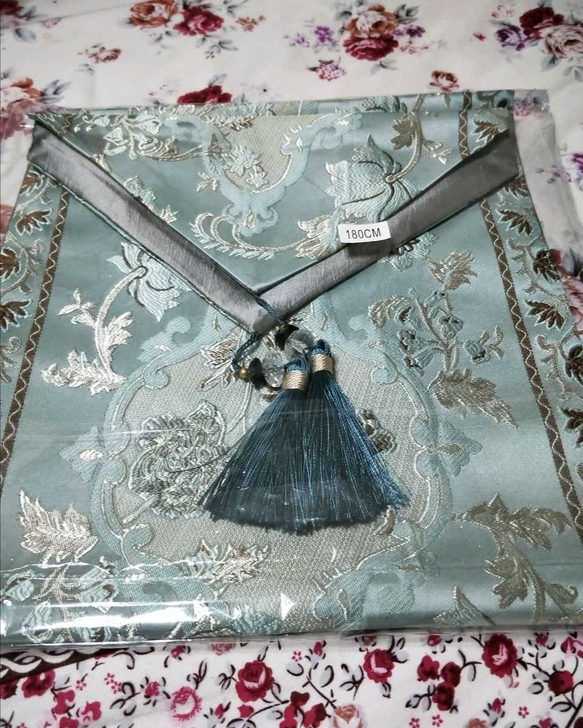 高档茶几桌旗欧式奢华美式餐桌长条装饰布艺桌...