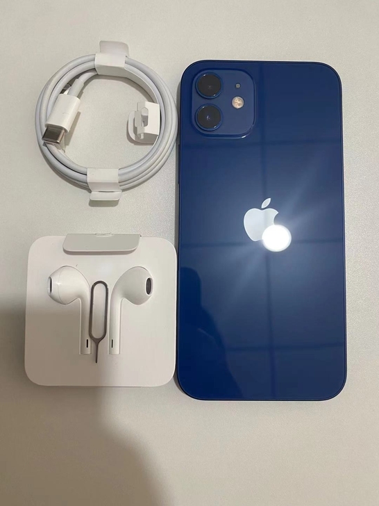 个人自用苹果iPhone12  蓝色128...
