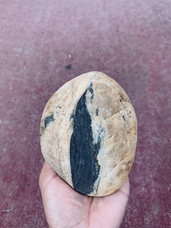 全新 精品留白人物石 奇石 天然画面石 汉...