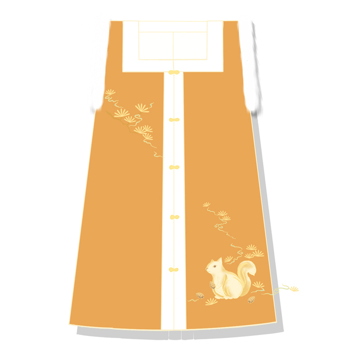 花神记原创汉服女明制比甲正品汉服秋冬双层比...