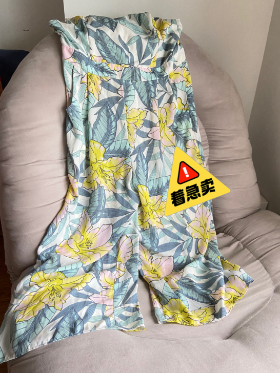 印花连体裤 清凉 全新  美国8码应当与1...
