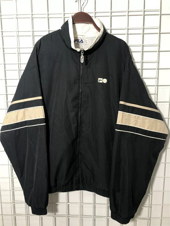 FILA古着vintage夹克运动外套，滑...