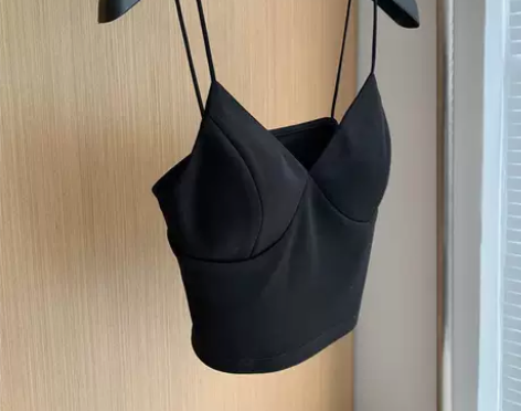 SR打底吊带背心女百搭韩版短款无袖小背心内...