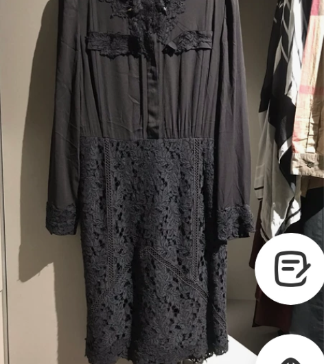 康金庸明星同款连衣裙，经典蕾丝款，OL气质...