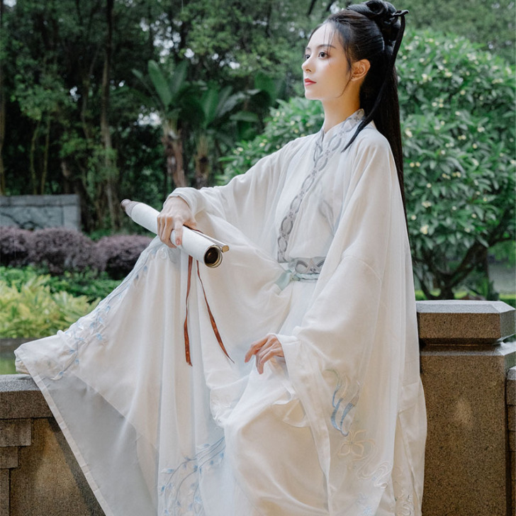 【正】清梳原创韶华汉服情侣款魏晋风交领齐腰...