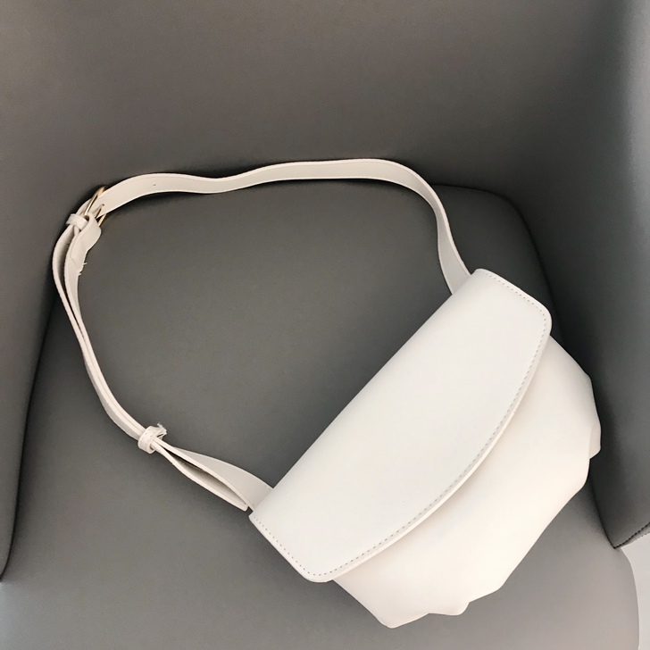 女包2019新款韩国ins纯色百搭休闲腰包...