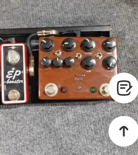 吉他单块效果器阵,组这个板子就是排流行歌曲...