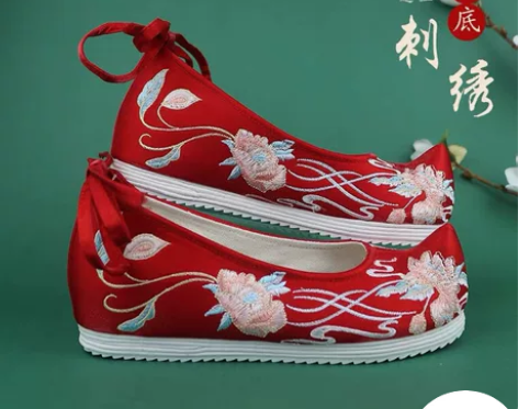 钦留皇宫【琼瑶】新款古风鞋子女内增高汉服鞋...