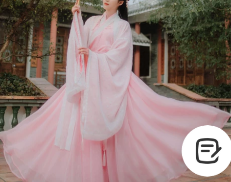 云香霓裳汉服女原创9米大摆裙琼瑶大袖交领齐...