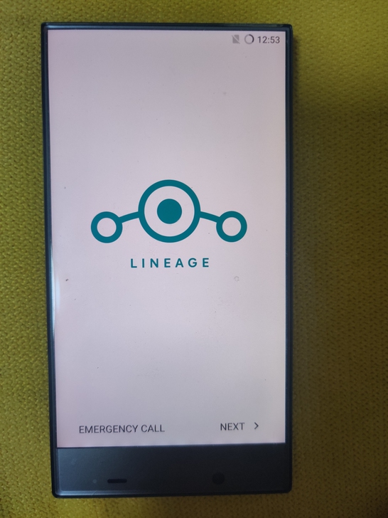 夏普402sh，刷了江灵lineageos...