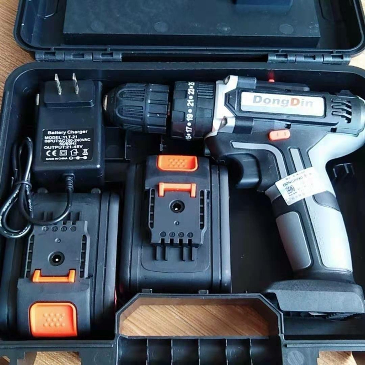 全新德国手电钻家用纯铜电钻充电钻冲击钻锂电...