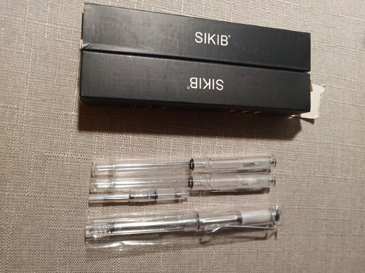 派顿钢笔ef*2（带一个旋转上墨器）