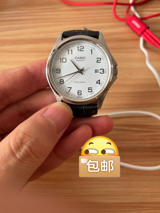 卡西欧石英手表，表带换过，现在也损坏了些，...
