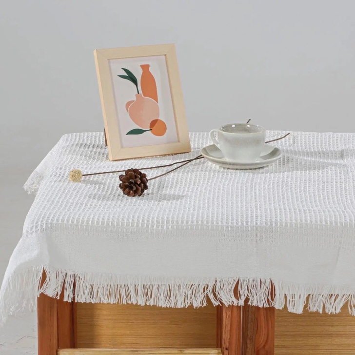 特价清仓法式ins北欧桌布白色田园现代复古...